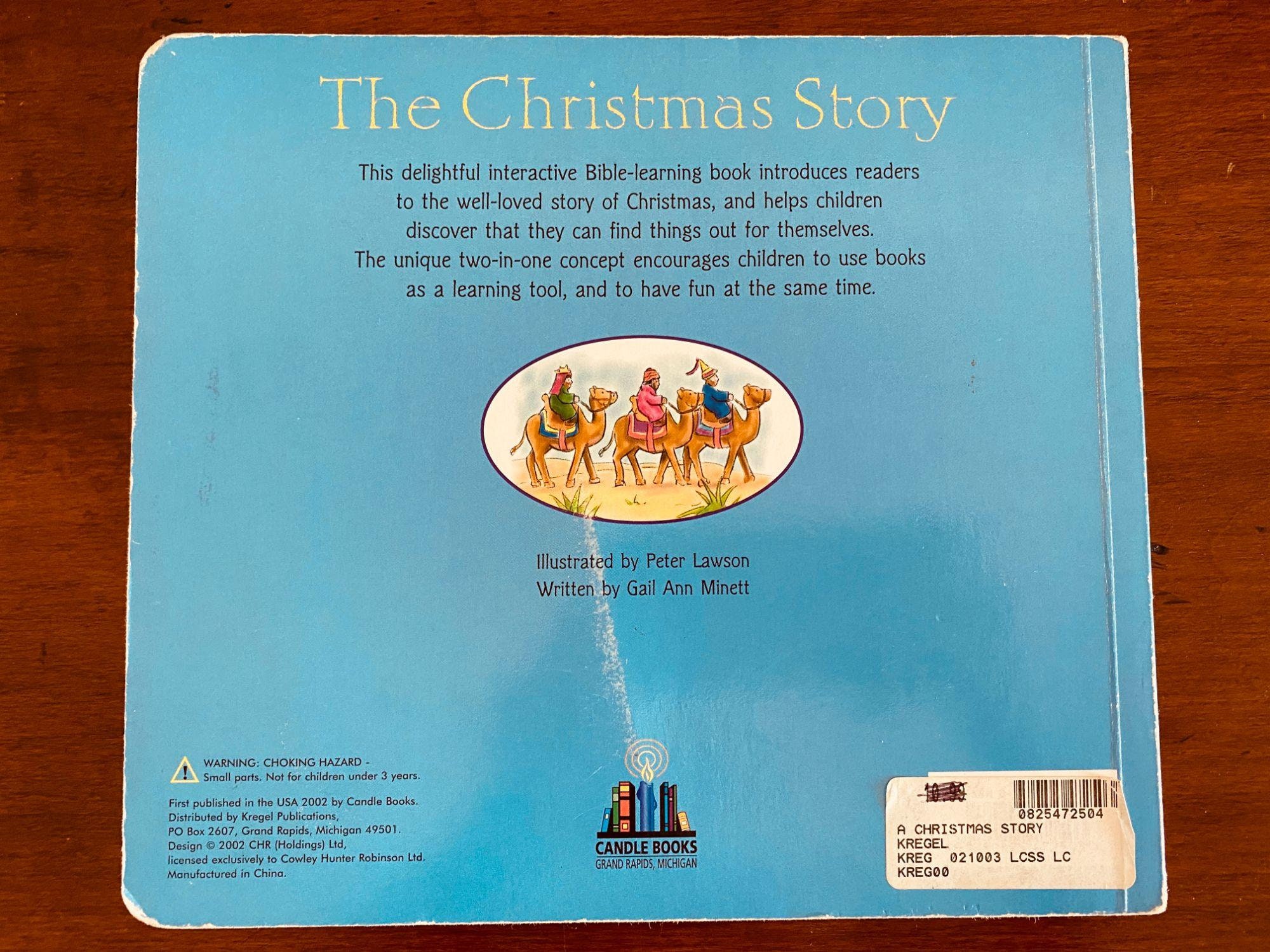 The Christmas Story Board Book Children's with My Little Etsy España