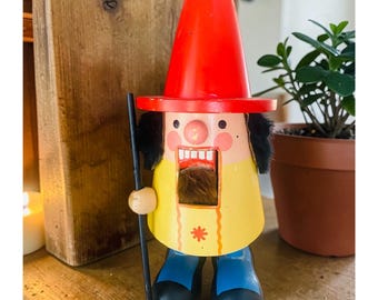 Christian Ulbricht German Nutcracker Gnome Vintage Working Wood 11.5 Inch