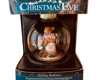 Christmas Eve Light Up Ornament Grandma Baking