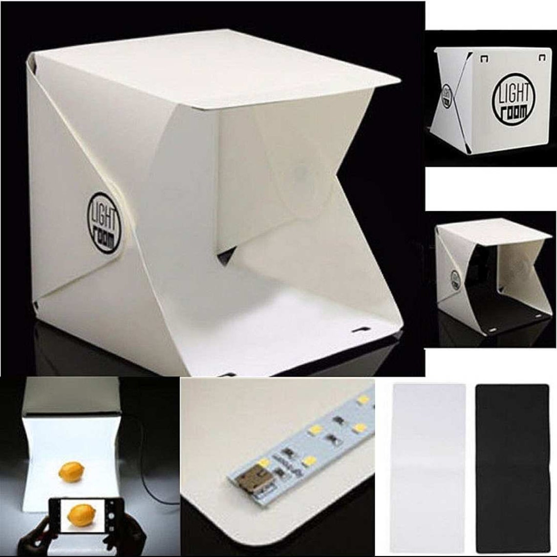 Led Photography Camera Studio Light Box Portable Etsy