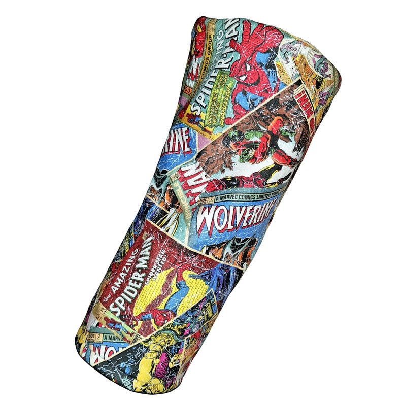 Golf Headcover Marvel Comic Book NEW Design hand made Etsy