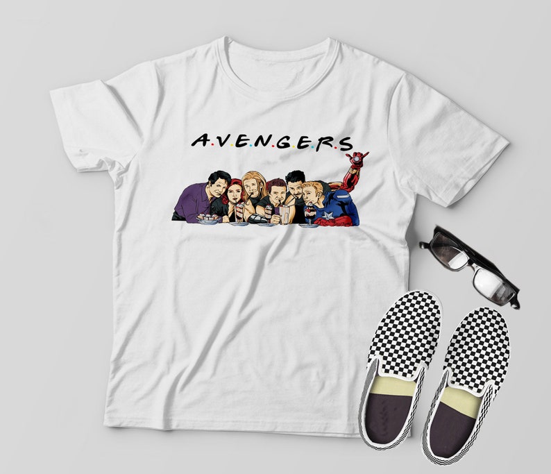 avengers friends parody shirt