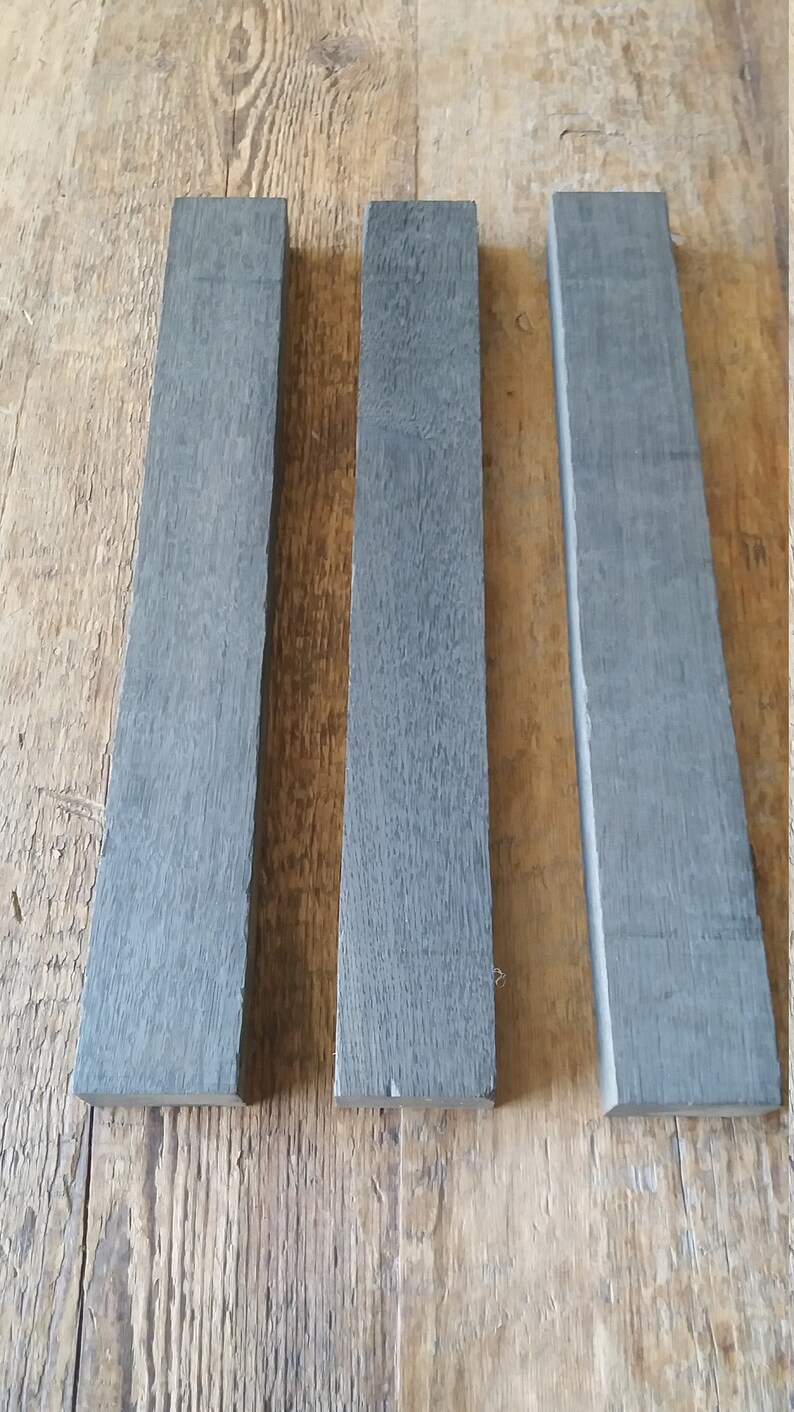 Set Of 3 Bog Oak Planks L 16'' x W 1.6'' x T 1'' 400mm х 40mm x 26mm image 5
