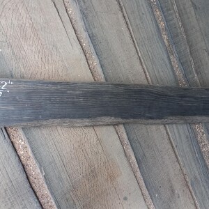 Live Edge Bog Oak Board - 62 Inches Rustic Morta Plank
