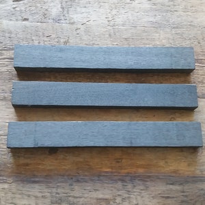 Set Of 3 Bog Oak Planks L 16'' x W 1.6'' x T 1'' 400mm х 40mm x 26mm image 1