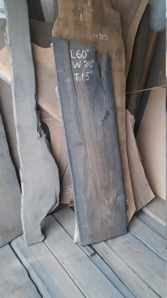 Live edge black oak slab - campestre.al.gov.br