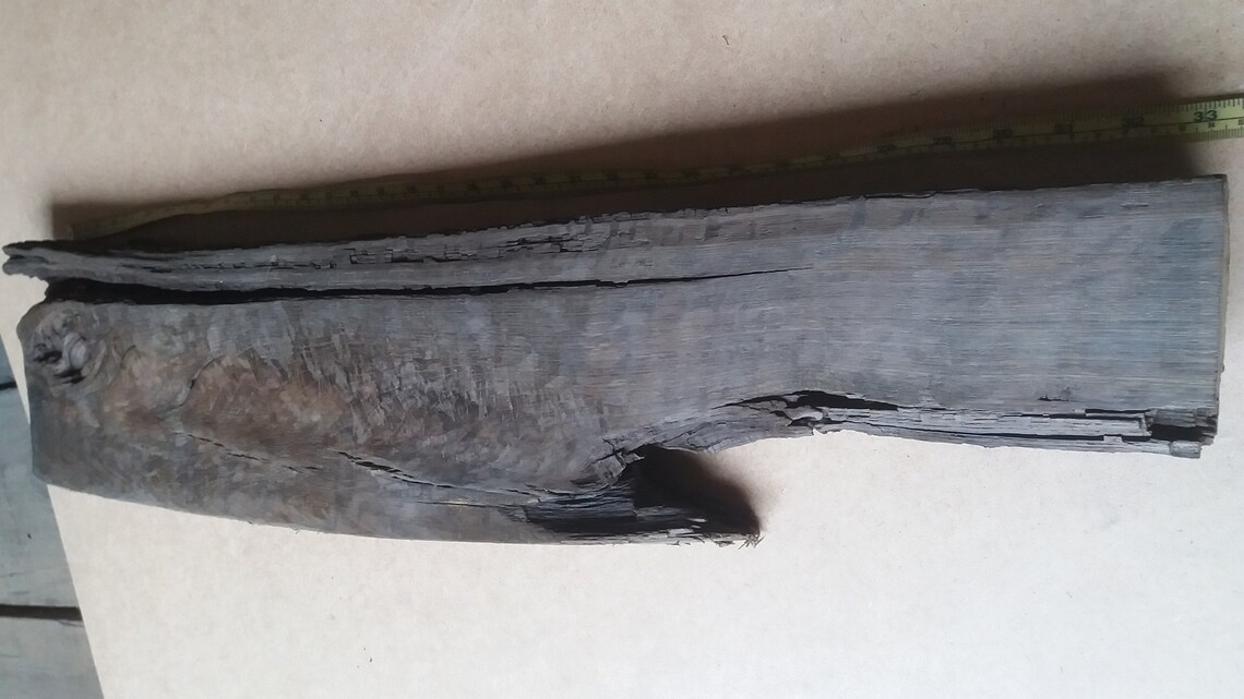 33 Inches Live Edge Bog Oak Board Size 33'' x Etsy