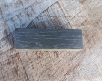 Bog oak blank for knife handle. Size 5.2" x 1.6" x 1.2" (130*40*32mm). Morta Blank - Wood Knife Handle blanks - Black handle knife