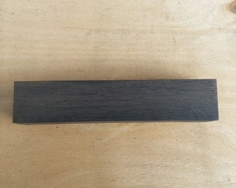 Bog Oak Knife Handle Blank: Morta Wood (7.6" x 1.4" x 1.3")