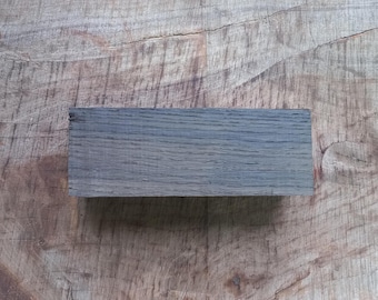 Bog Oak Knife Handle Blank: Morta Woodworking Supply (5.7" x 2" x 1.7")