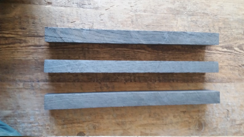 Set Of 3 Bog Oak Planks L 16'' x W 1.6'' x T 1'' 400mm х 40mm x 26mm image 6