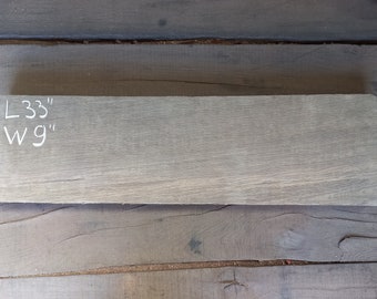 Bog Oak Plank: Dark Wood Board for Woodworking (33'' x 9'' x 1.6)
