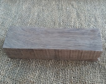 Light Bog Oak Knife Handle Blank: Morta Wood (1.4" x 1.6" x 5.6")