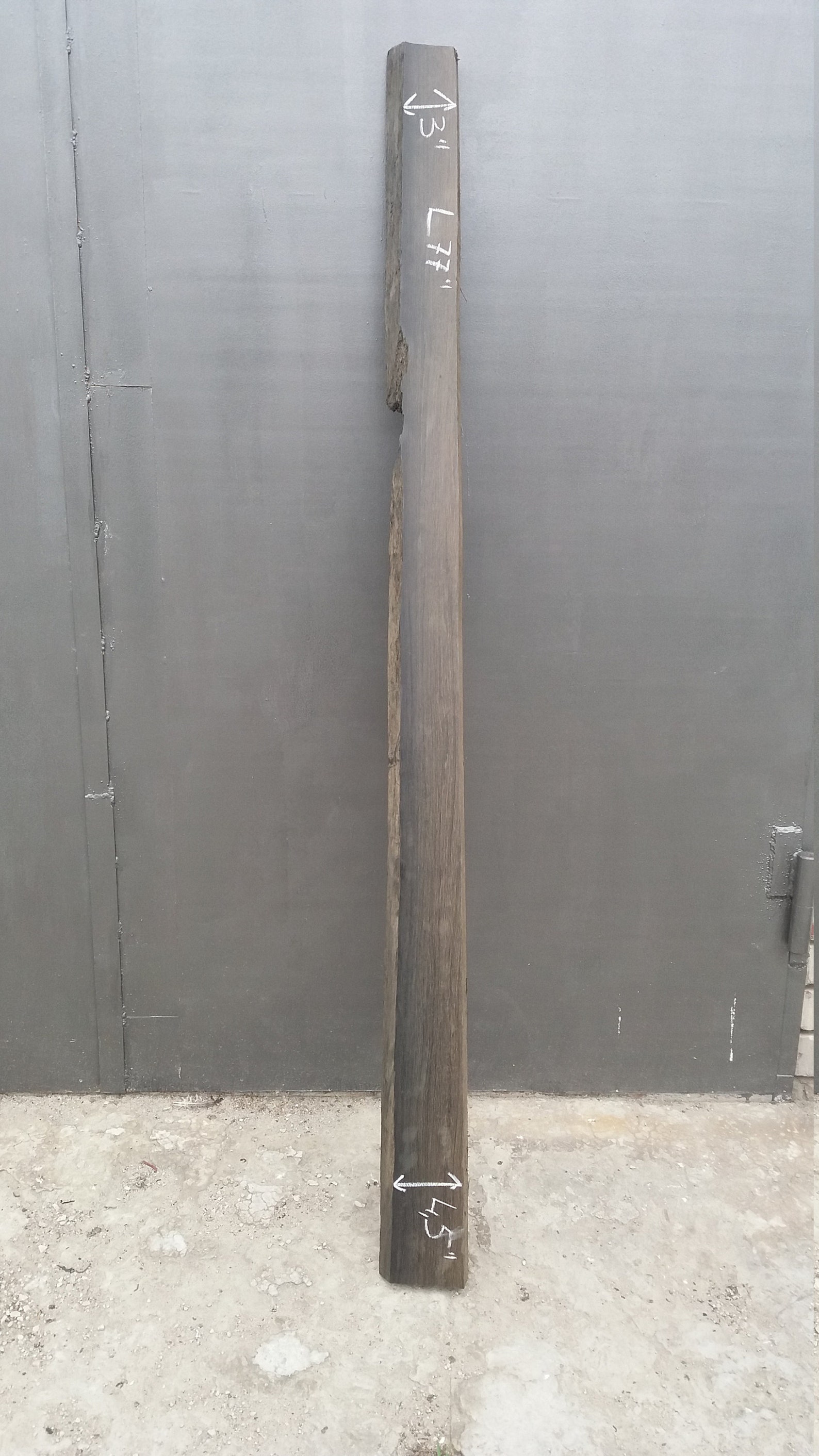 77 Inches Live Edge Bog Oak Board Size 77'' x Etsy