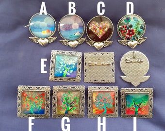 Brooches - pendants