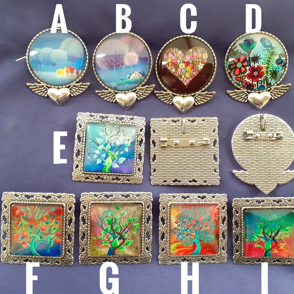 Broches - pendentifs