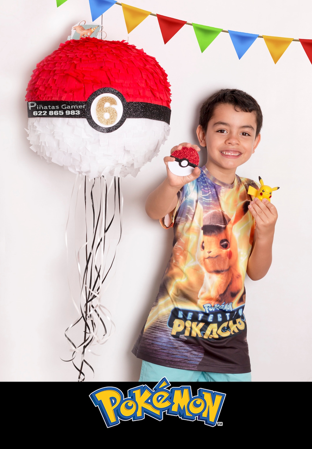 Piñata de Pokémon ( Pokebola de - Piñatas y más Nadia