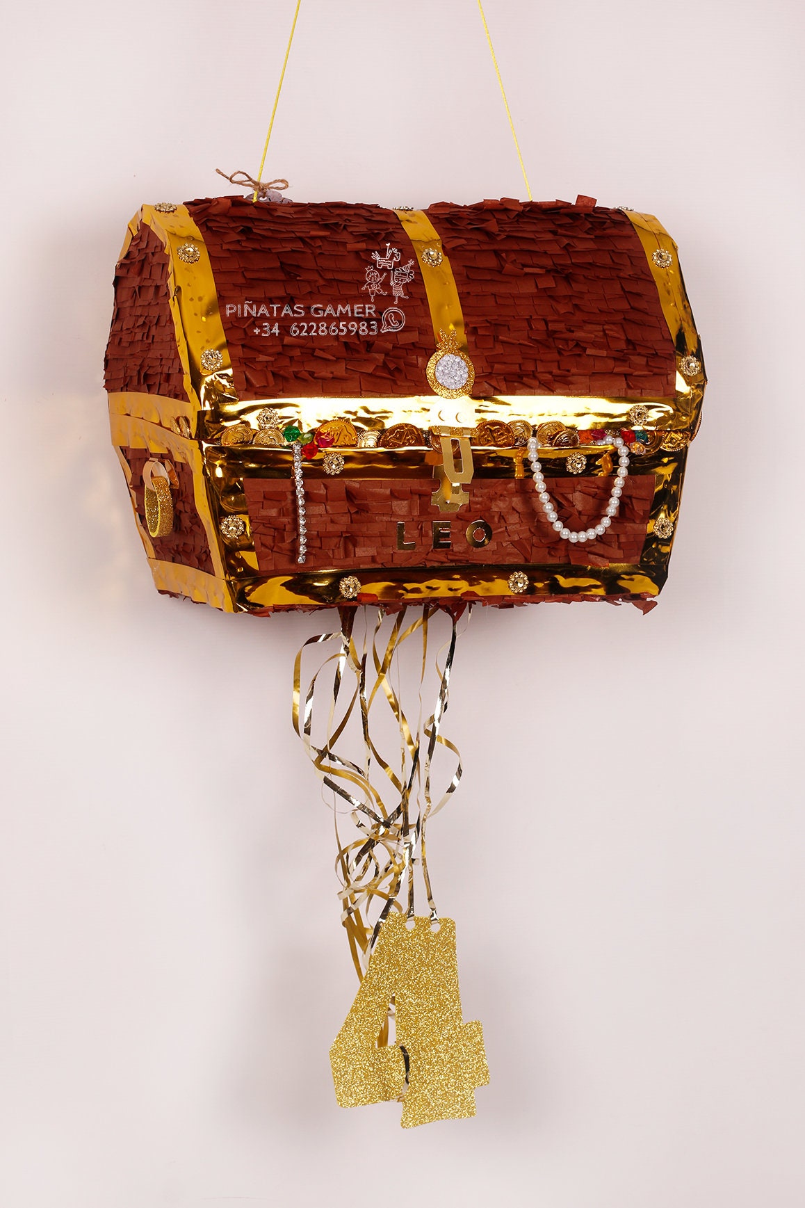 Piñata Cofre Tesoro Pirata✔️ por sólo 22,41 €. Envío en 24h. Tienda Online.  . ✓. Artículos de decoración para Fiestas.