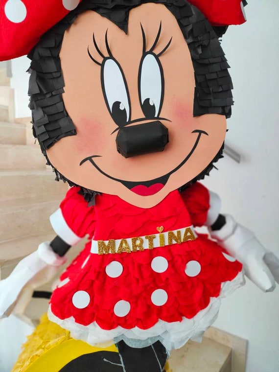 Piñata Minnie Mouse - Etsy España