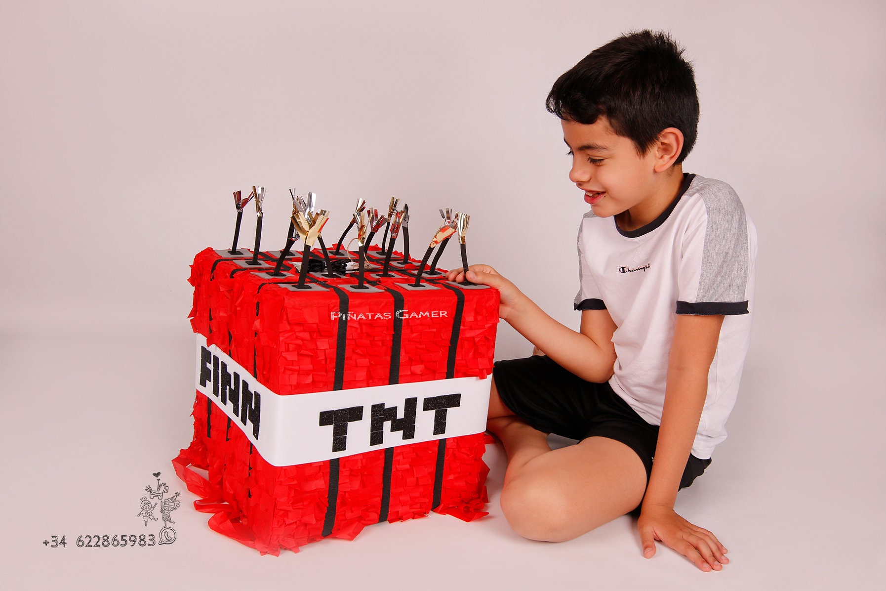 Minecraft Themed Cake BY 02-136 – Party Piñatas Houston