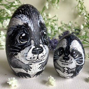 Set Of 5 Rooster Family Wooden Nesting Dolls