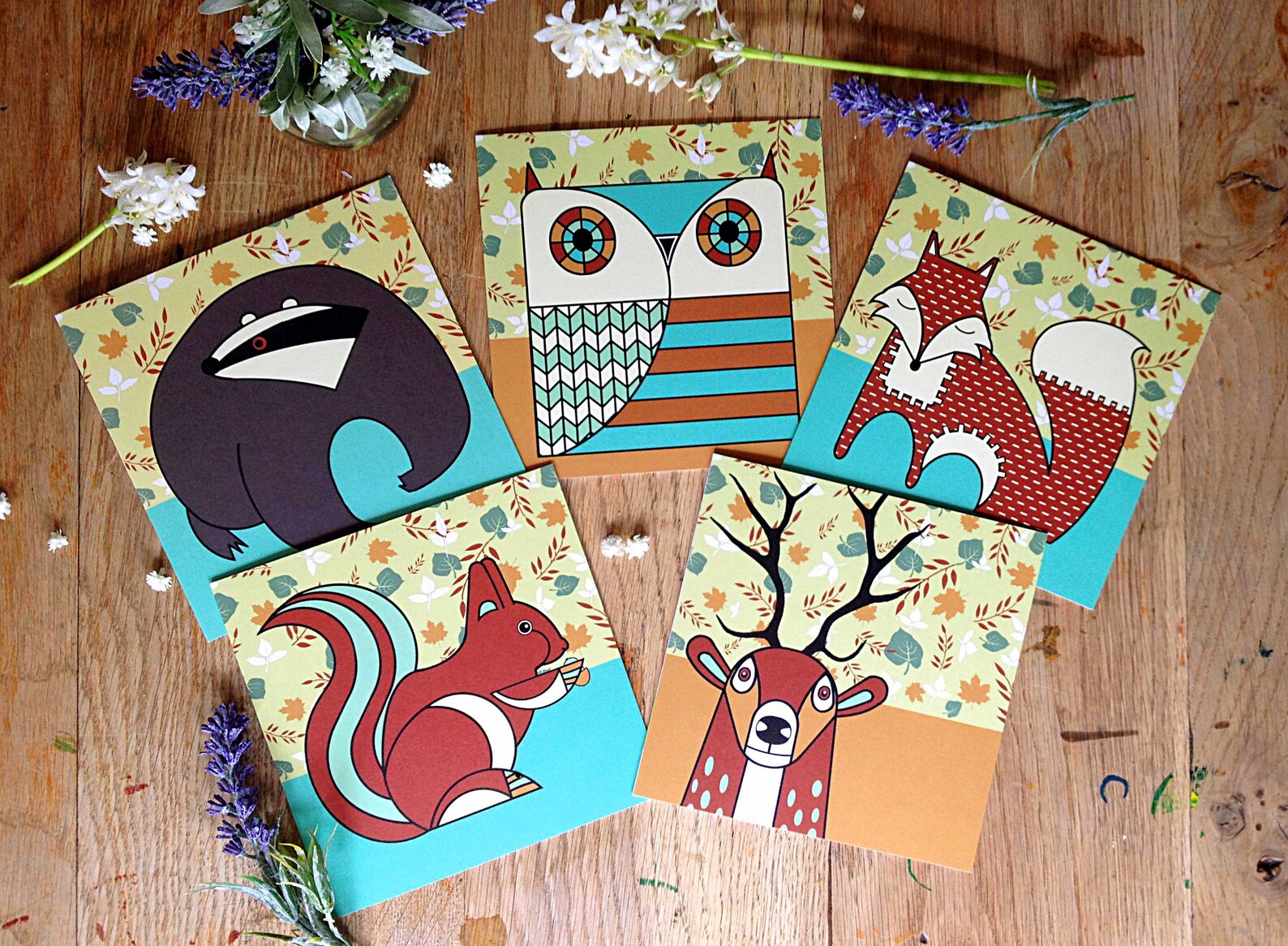 squirrel card beautiful woodland red squirrel blank