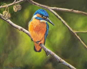 Kingfisher giclee print