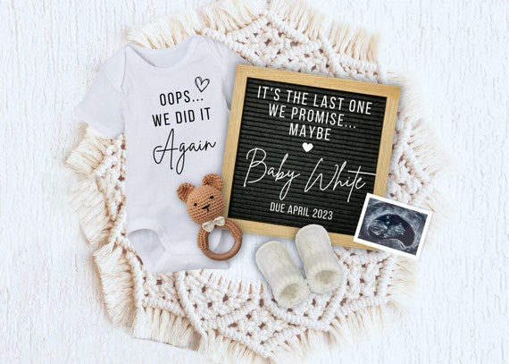 Tie Breaker Pregnancy Announcement Digital Boho Baby -   Digital baby  announcement, Pregnancy announcement, Baby announcement pictures