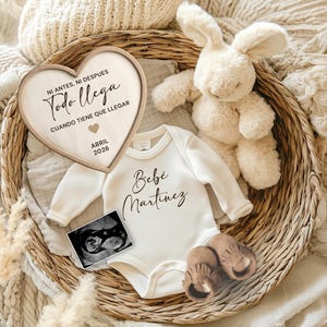 Anuncio de Embarazo, Pregnancy Announcement SPANISH, Baby Reveal Social Media, La mejor sorpresa llega, Boho Gender Neutral Pregnancy Reveal