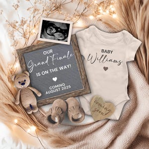 Pregnancy Announcement Digital, 2nd 3rd 4th Baby Announcement Template, Second Third Baby Reveal, Gand finale Pregnancy Reveal, Last baby