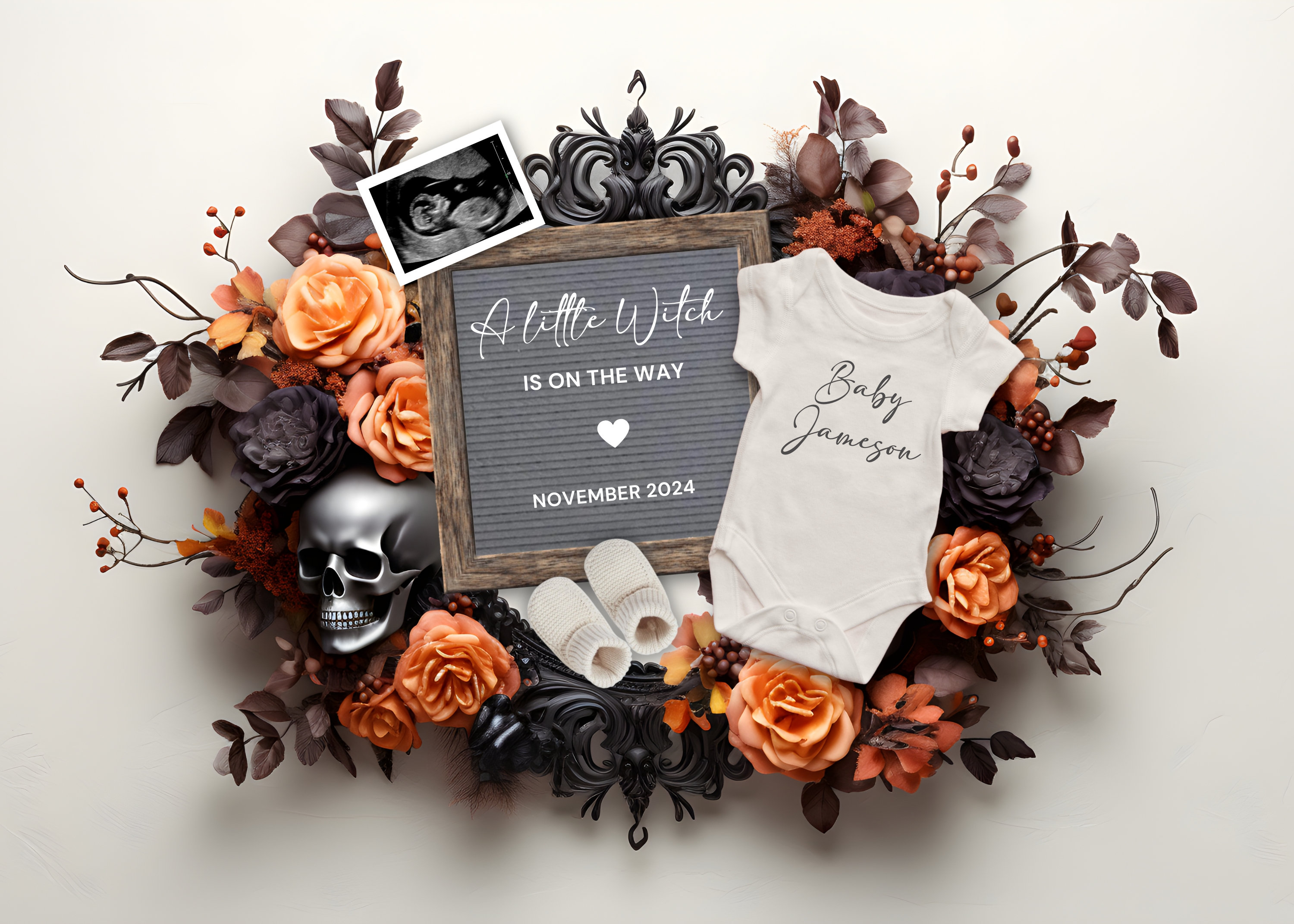 A Little Witch is on the Way Pregnancy Announcement, Editable Baby  Announcement, Fandom Pregnancy, Pregnancy Flat Lay, Baby Girl Reveal - Etsy  Israel, image size:3000x2143