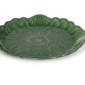 Green Glazed Park Hill Serving Platter