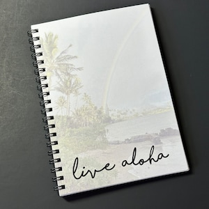 Live Aloha Spiral Notebook