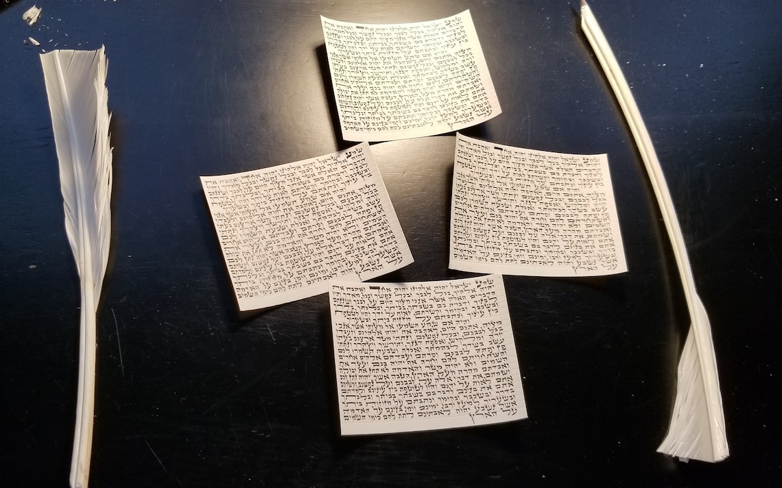 Mezuzah Scroll by Certified Israeli Sofer kosher Klaf Etsy