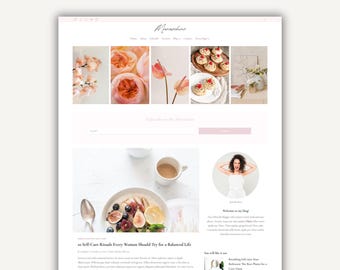 Kadence Child Theme WordPress | MARASCHINO | Ideal for Blogger Wellness Lifestyle Blog | Responsive
