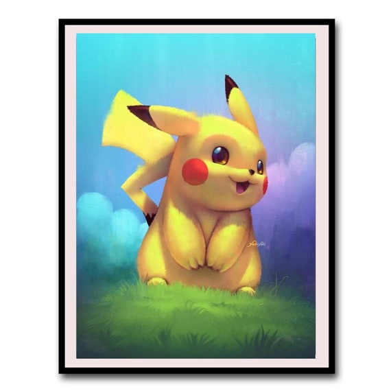 5d Diy Diamond Painting Pikachu Pokemondiamond Embroidery Full Squareround Drill Rhinestonehome Decor Mural