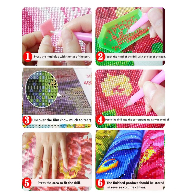 5D DIY Diamond Painting Full RoundDrillsquare Drill Cartoon Mickey Mouse Embroidery Kit 3d Cross Stitch Kits Home Decor