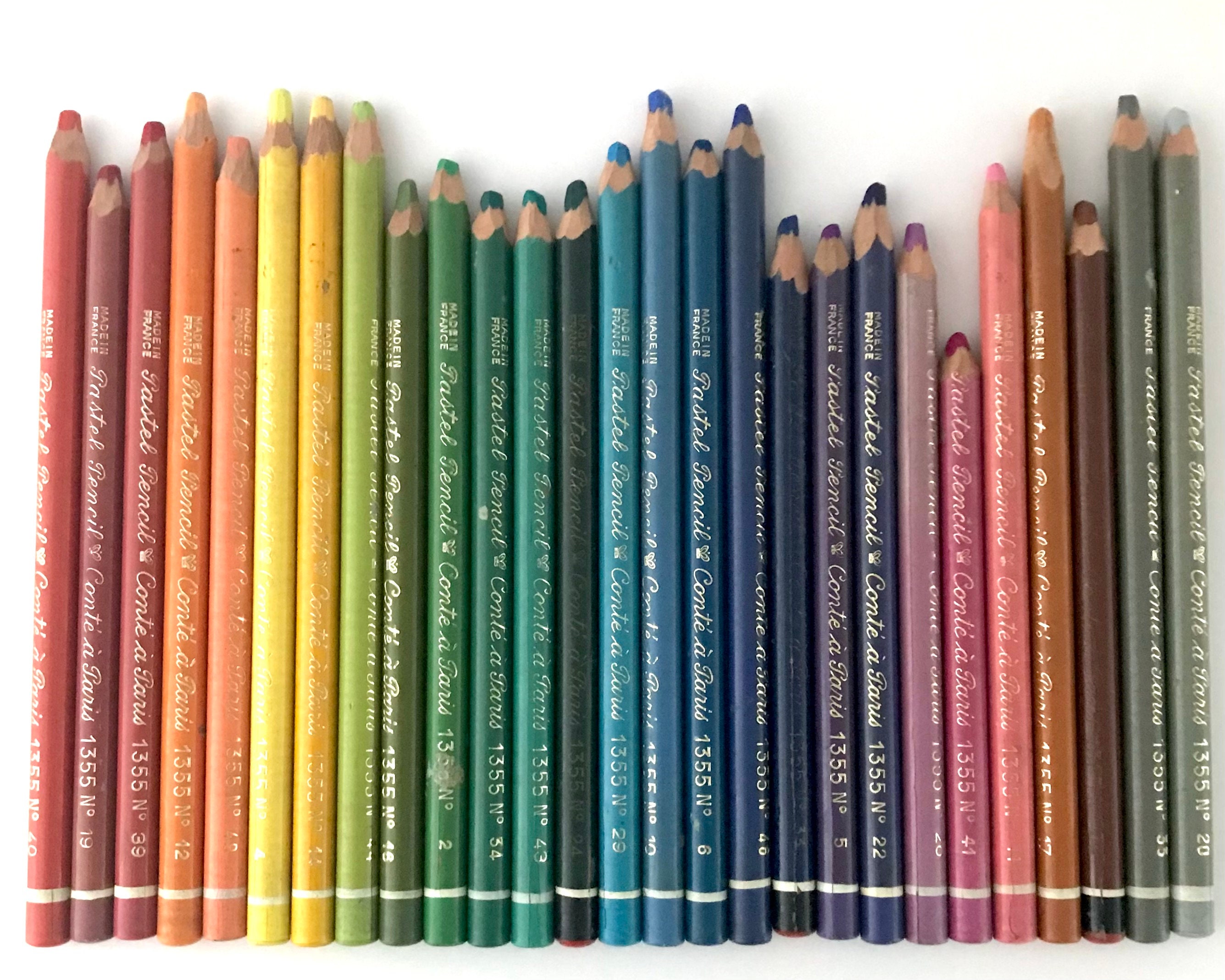 Conte a Paris Carre Crayon 12 Set Assorted Colors