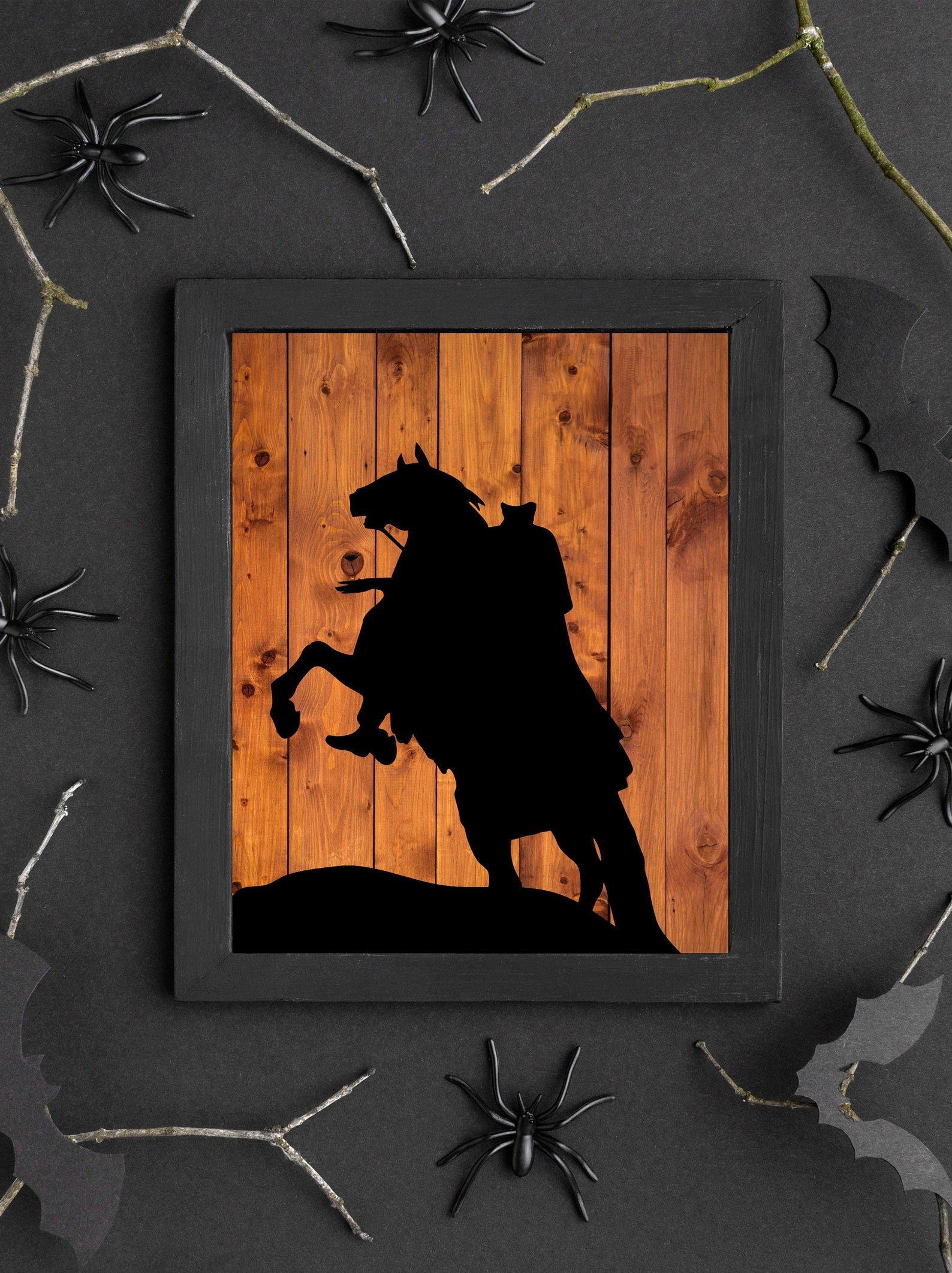 Headless Horseman Printable Art Wall Art Digital Download | Etsy