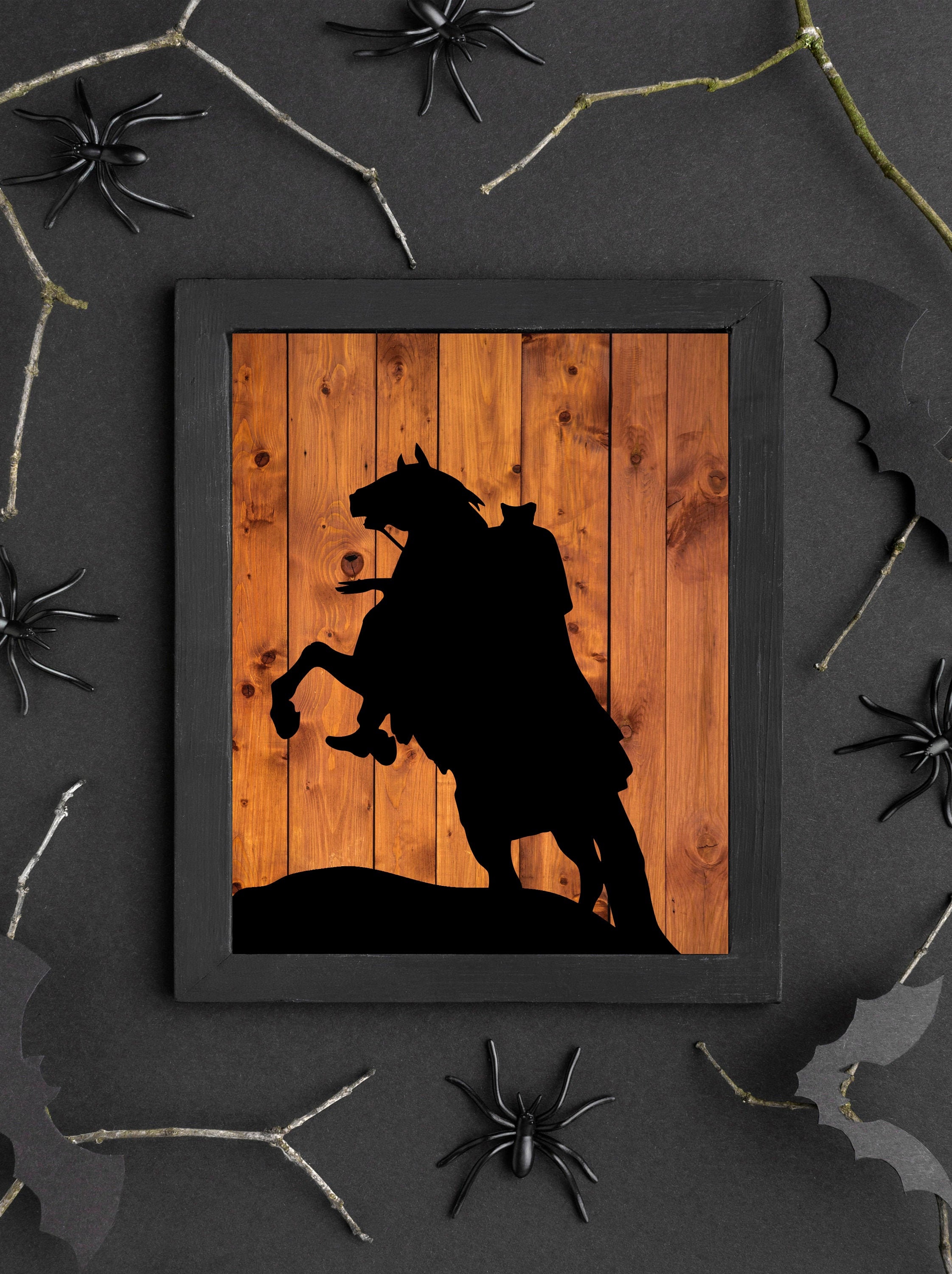 Headless Horseman Printable Art Wall Art Digital Download | Etsy