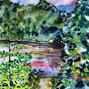 Original watercolor painting