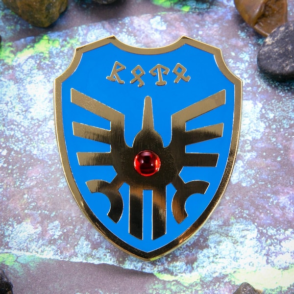 Erdrick Shield Enamel Pin