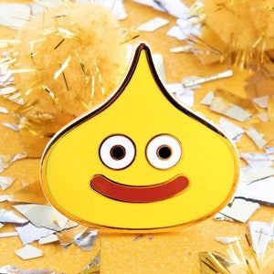 Electroslime / Lemon Slime Dragon Quest Enamel Pin