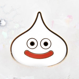 Snow Slime Dragon Quest Enamel Pin