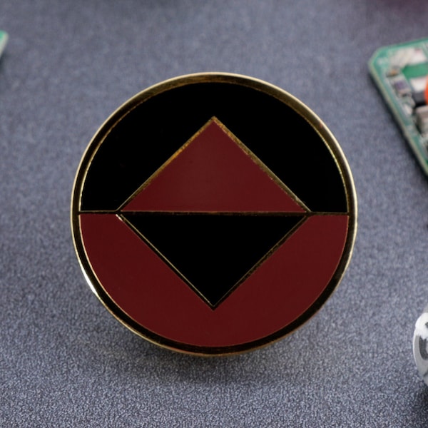 Hexadecimal Virus Reboot Icon Enamel Pin