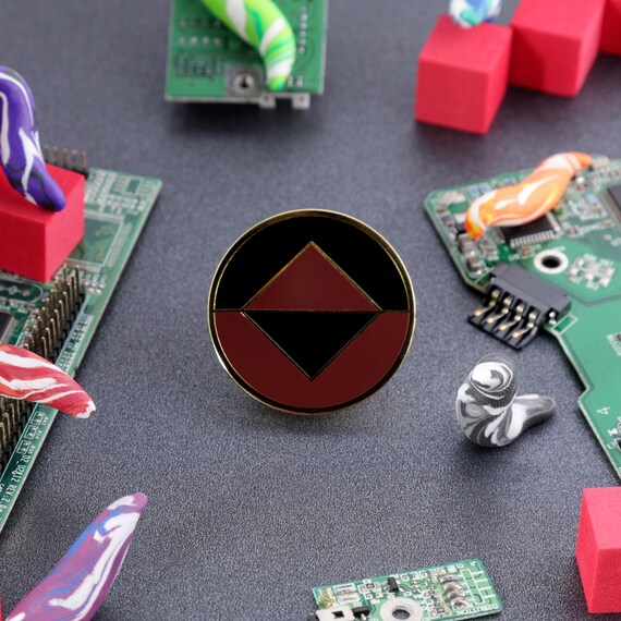 Virus Reboot Icon Enamel Pin