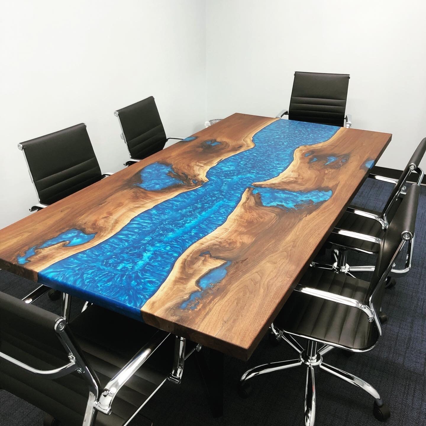 Custom Conference Epoxy River Table Etsy UK