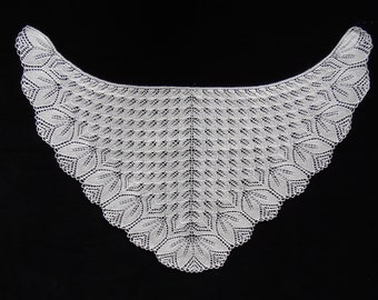 Hand knitted lace shawl, wedding lace wrap, bride lace shawls and wraps,  triangular shawl, shawl, cream hand knitted shawl, bridal cover up