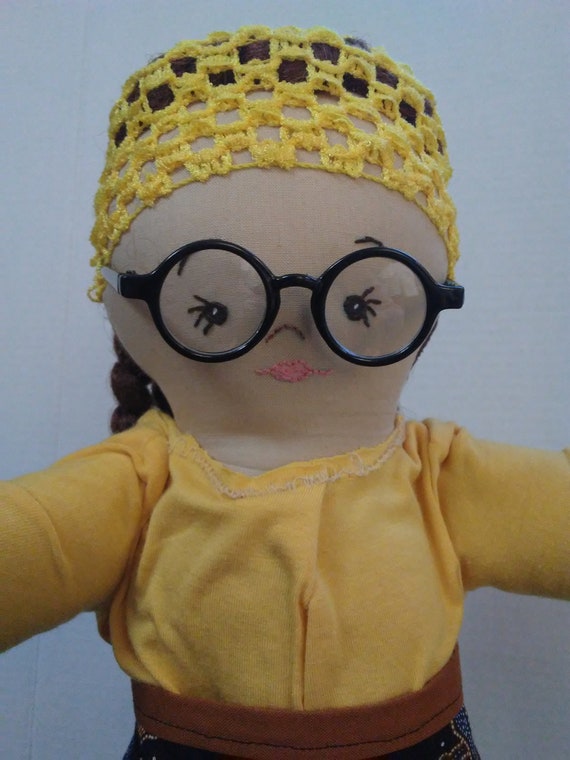 Essential Hero, Scientist/Virologist: Jasira, 20 inch Handmade Doll