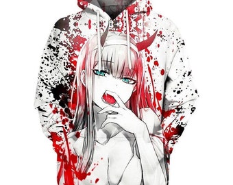 color ahegao hoodie